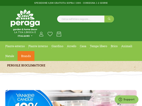 'peragashop.com' screenshot