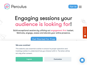 'perculus.com' screenshot