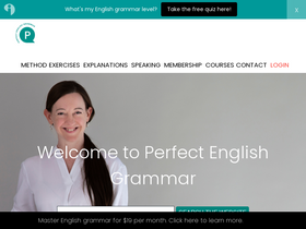 'perfect-english-grammar.com' screenshot