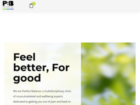 'perfectbalanceclinic.com' screenshot