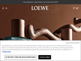 'perfumesloewe.com' screenshot