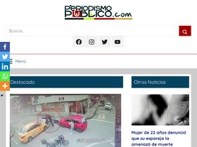 'periodismopublico.com' screenshot