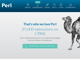 'perl.org' screenshot