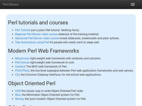 'perlmaven.com' screenshot