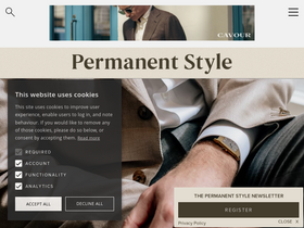 'permanentstyle.com' screenshot