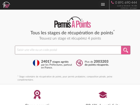 'permisapoints.fr' screenshot