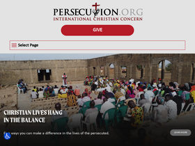 'persecution.org' screenshot