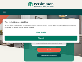 'persimmonhomes.com' screenshot