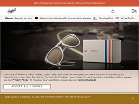 'persol.com' screenshot