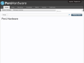 'peruhardware.net' screenshot