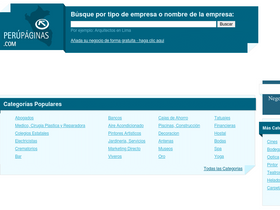 'perupaginas.com' screenshot