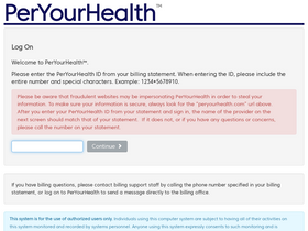 'peryourhealth.com' screenshot