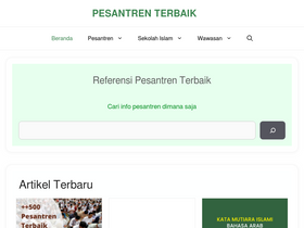 'pesantrenterbaik.com' screenshot