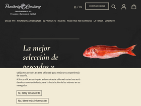 'pescaderiascorunesas.es' screenshot