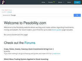 'pesobility.com' screenshot