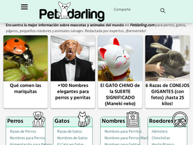 'petdarling.com' screenshot