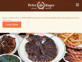 'peterluger.com' screenshot