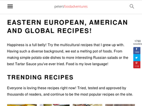 'petersfoodadventures.com' screenshot