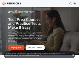 'petersons.com' screenshot