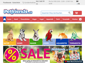 'petfriends.ch' screenshot