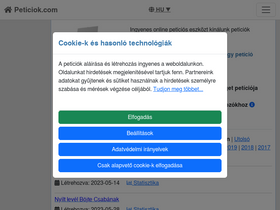 'peticiok.com' screenshot
