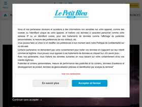 'petitbleu.fr' screenshot