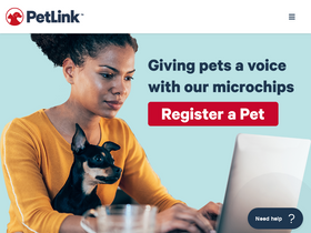 'petlink.net' screenshot