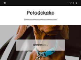 'petodekake.com' screenshot
