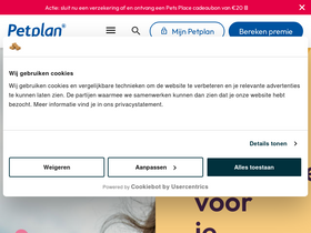 'petplan.nl' screenshot