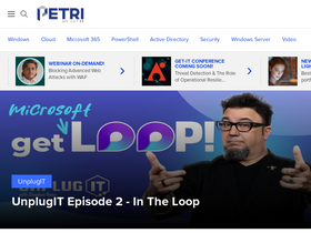 'petri.com' screenshot