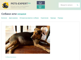 'pets-expert.ru' screenshot