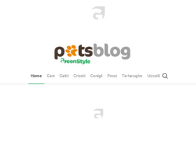 'petsblog.it' screenshot