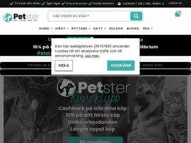 'petster.se' screenshot