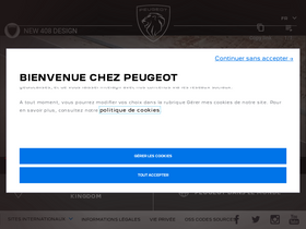 'peugeot.com' screenshot