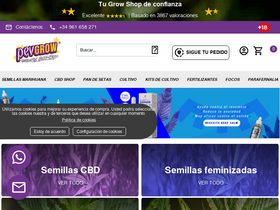 'pevgrow.com' screenshot
