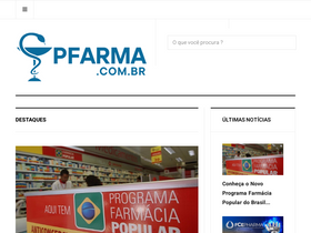 'pfarma.com.br' screenshot