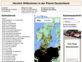 'pfarrei-deutschland.de' screenshot