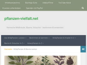 'pflanzen-vielfalt.net' screenshot