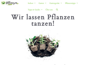 'pflanzentanzen.de' screenshot
