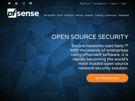'pfsense.org' screenshot