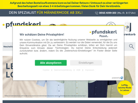 'pfundskerl-xxl.de' screenshot