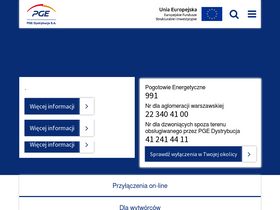 'pgedystrybucja.pl' screenshot
