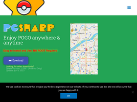 'pgsharp.com' screenshot