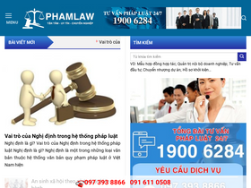 'phamlaw.com' screenshot