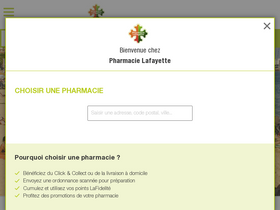 'pharmacielafayette.com' screenshot