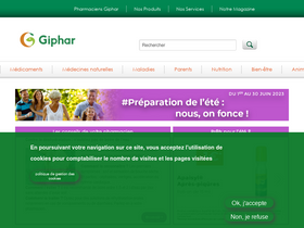 'pharmaciengiphar.com' screenshot