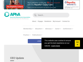 'pharmacist.com' screenshot