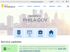 'phila.gov' screenshot