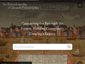 'philadelphiaencyclopedia.org' screenshot
