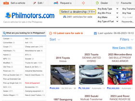 'philmotors.com' screenshot